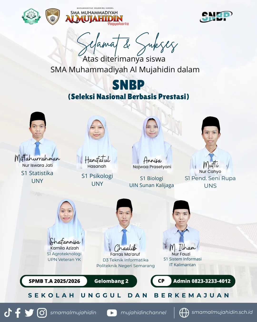 Siswa yang lolos SNBP